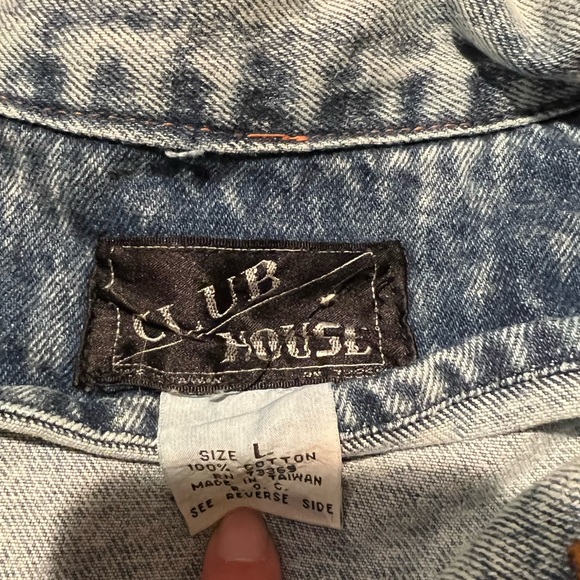 VINTAGE DENIM FRINGE JACKET - Picture 3 of 4